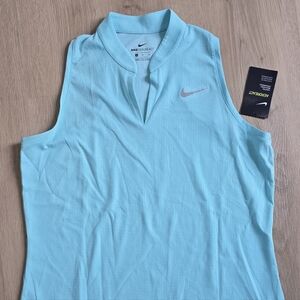 Nike Women's Blue Sleeveless Top